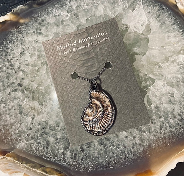 Ammonite Bismuth Pendant N219