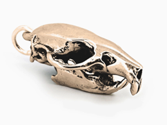Bronze Skull Replica Pendants N237
