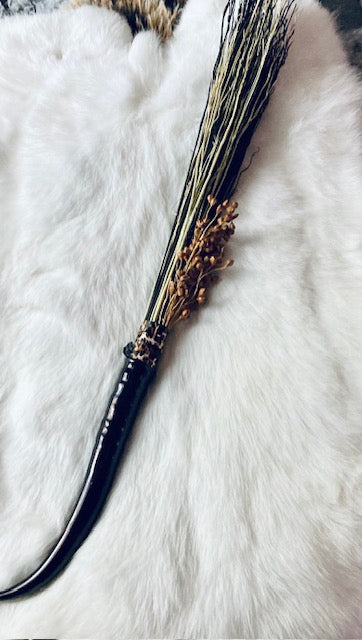 Altar Broom/Besom - Real Horn and Broom Corn