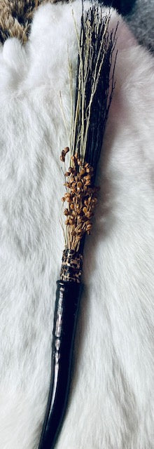 Altar Broom/Besom - Real Horn and Broom Corn