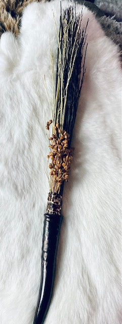 Altar Broom/Besom - Real Horn and Broom Corn