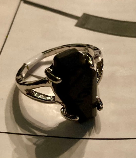Black Obsidian Coffin