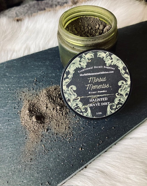 Haunted Cemetery Graveyard Dirt R213