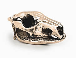 Bronze Skull Replica Pendants N237
