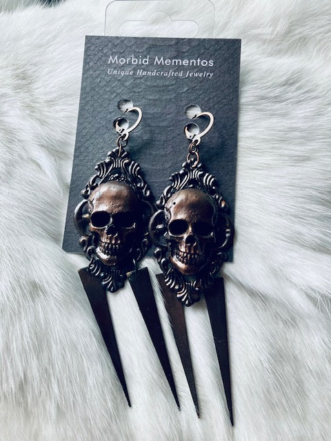 Copper Skull and Spikes E206