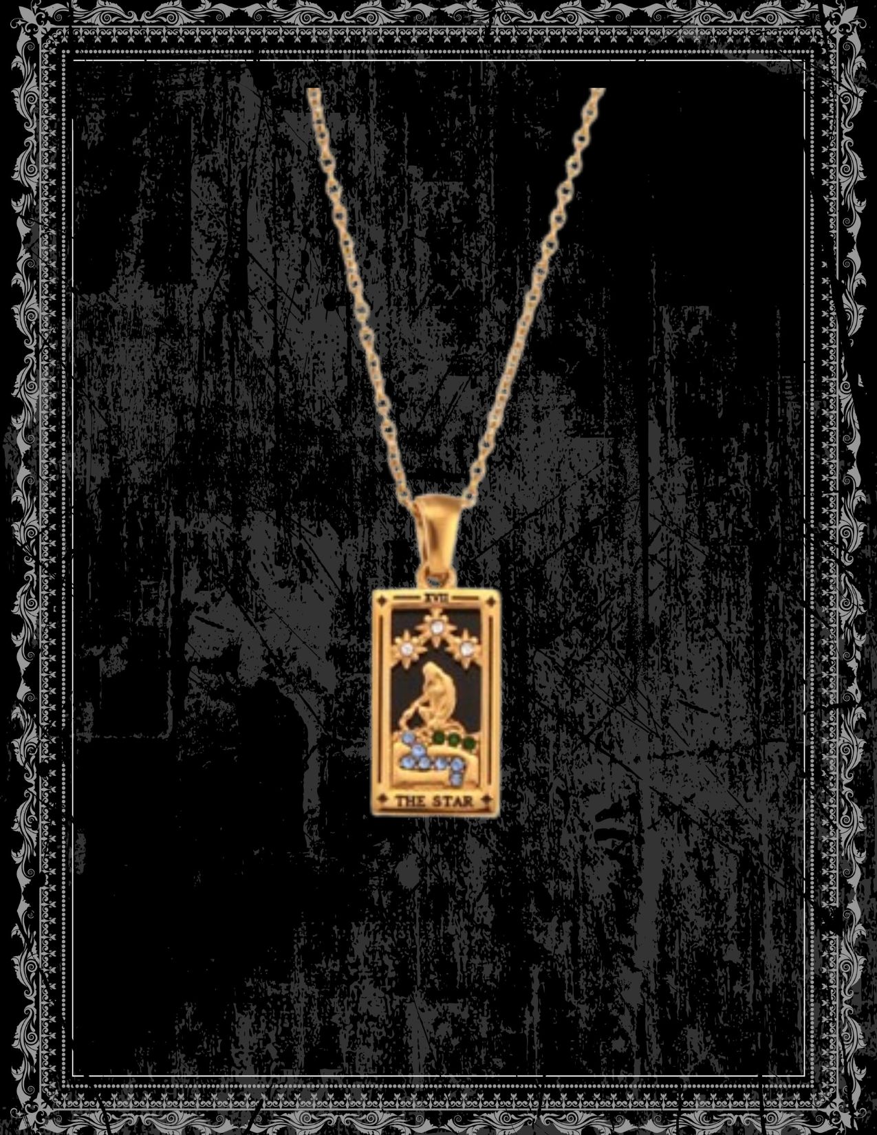 Tarot Card Necklaces N233