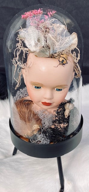 Victorian Doll Head Terrarium D284