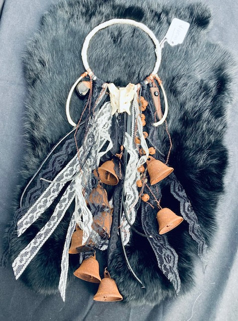 Traditional Witch Bells - Bone, Crystals, Bells D209