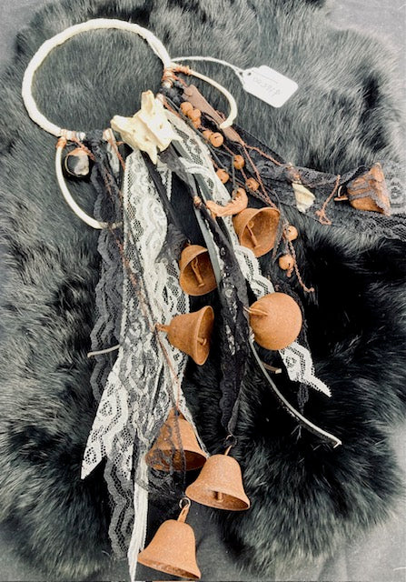 Traditional Witch Bells - Bone, Crystals, Bells D209
