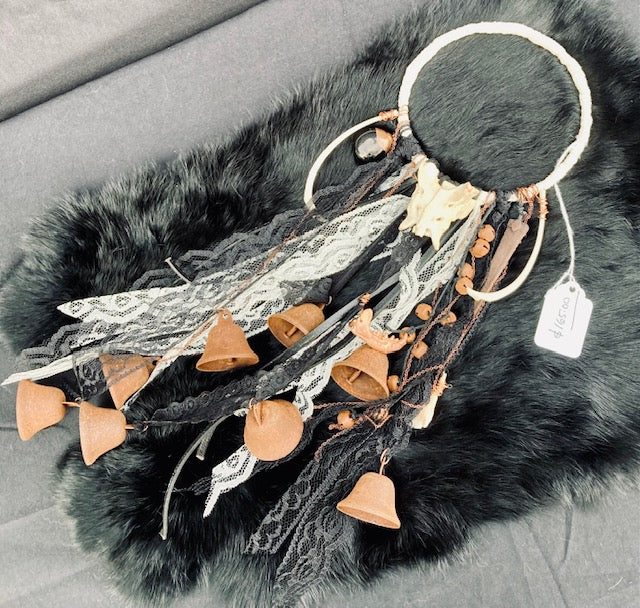 Traditional Witch Bells - Bone, Crystals, Bells D209