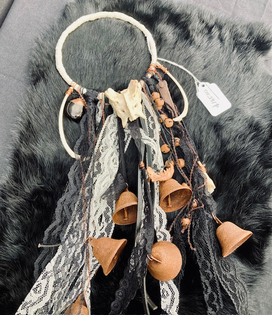 Traditional Witch Bells - Bone, Crystals, Bells D209