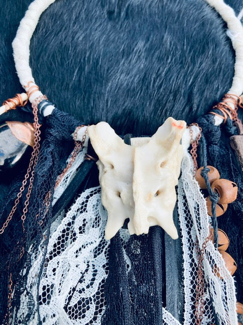 Traditional Witch Bells - Bone, Crystals, Bells D209