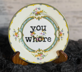 Vintage Profanity Plates D374