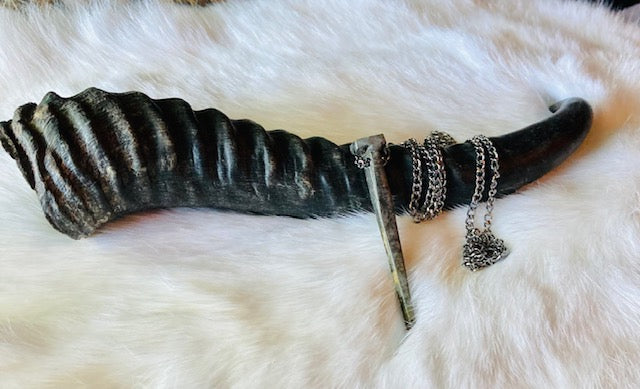 Real Coffin Nail Necklace N216