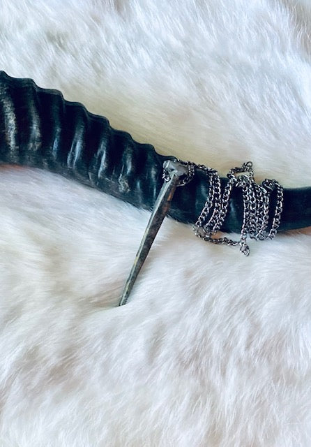 Real Coffin Nail Necklace N216