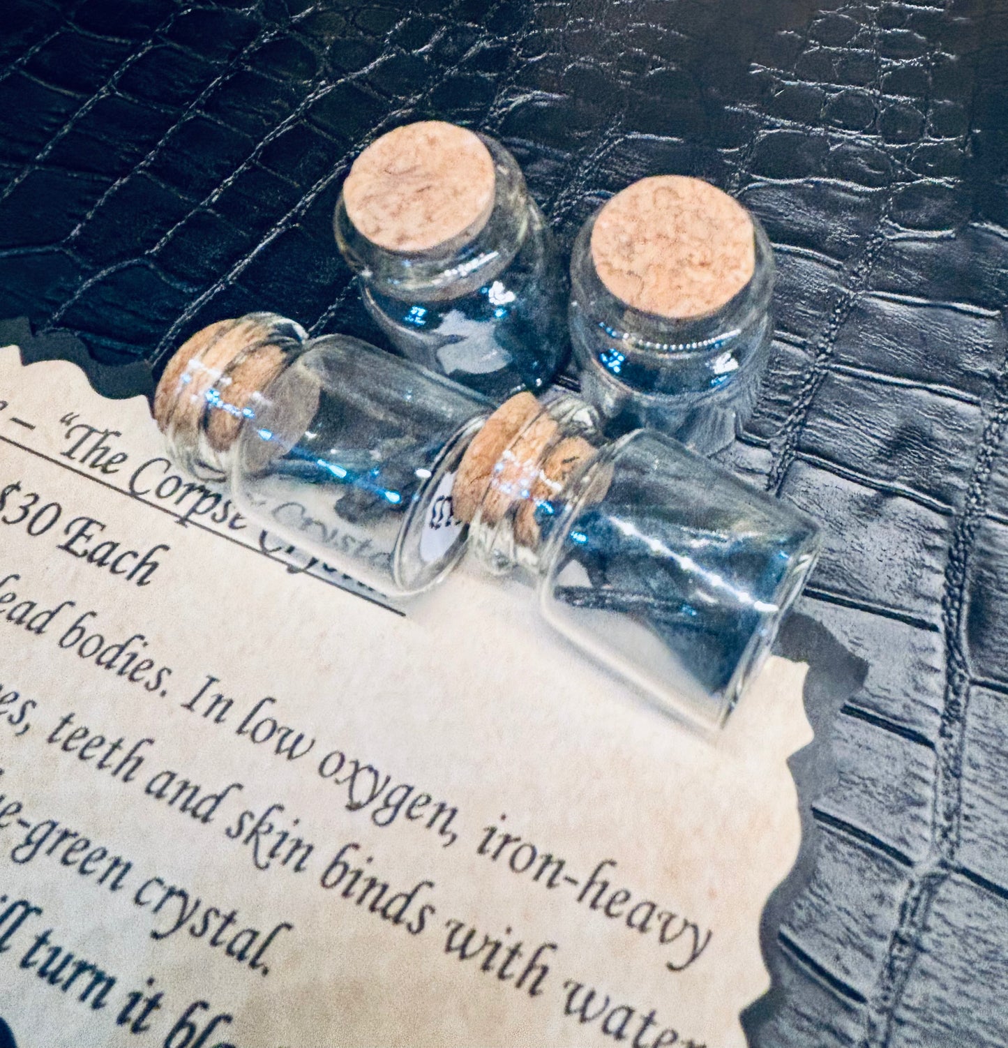Vivianite - Corpse Crystal Vial S333