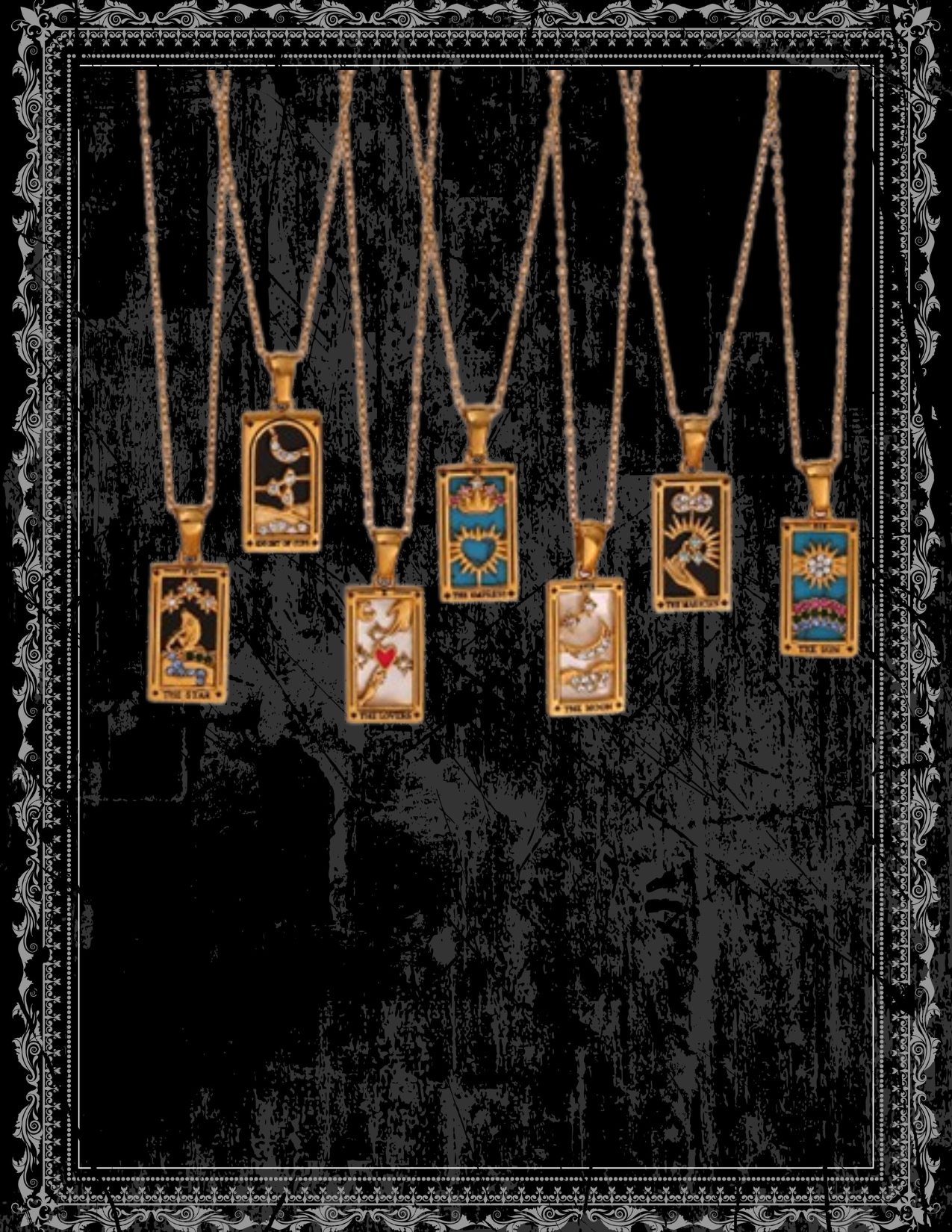Tarot Card Necklaces N233