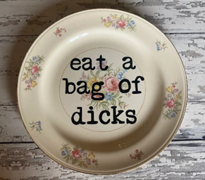 Vintage Profanity Plates D374