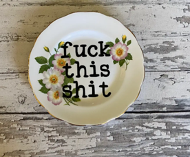 Vintage Profanity Plates D374