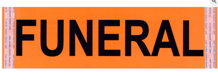 Funeral Stickers C510