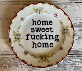 Vintage Profanity Plates D374