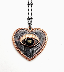Onyx Heart/Eye N368