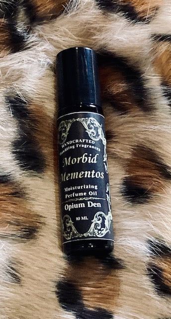 Opium Den Perfume Oil - Masculine - Leather and Tobacco -