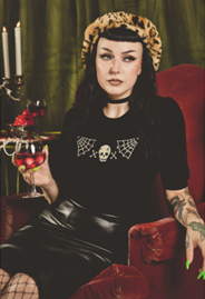 Skull Web Sweater G298