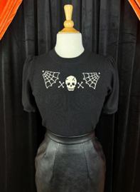 Skull Web Sweater G298