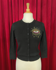 Third Eye Cardigan - Black - G255