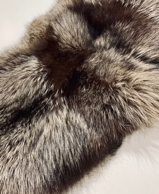 Vintage Real Raccoon Fur Shawl